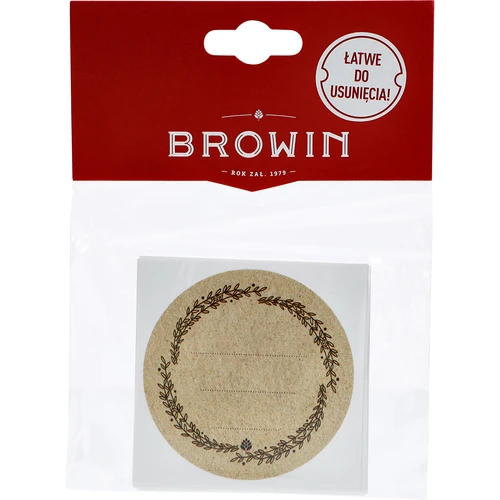 Runda etiketter fi 66,5mm för lock/burkar - 20st - 4