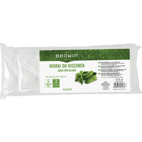 Säckar för syrningar - för tunna 240L - 3 st.