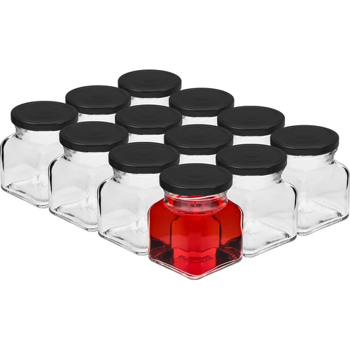 Set 12 x burk 120ml + 30 etiketter för märkning av kryddor - 3