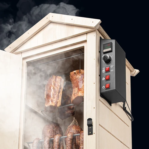 Set med elektriska moduler med digital styrenhet - dragON 1,5 kW, för trädgårdsrökugnar - 7