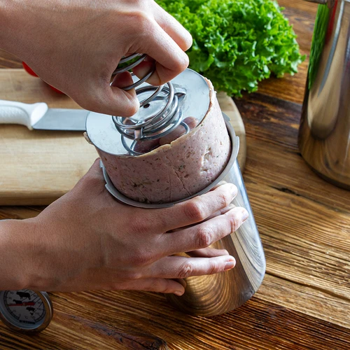 Set med vattenmantel-skinkkokare 1,5 kg + kastrull - 21