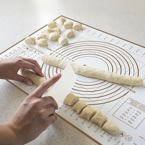 Silikonmatta – bakbord med tryck: mallar och kulinarisk kalkylator - 8