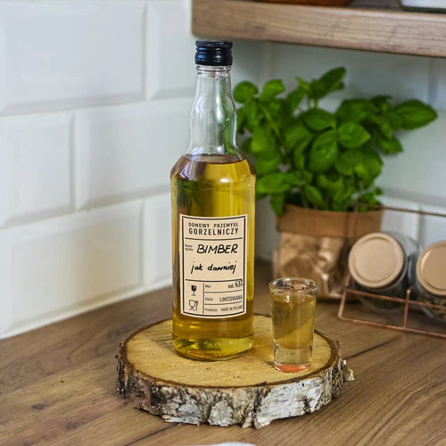 Självhäftande etiketter 60x90 mm för flaskor, vodka, PRL, 20 st. - 5