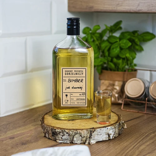 Självhäftande etiketter 60x90 mm för flaskor, vodka, PRL, 20 st. - 6