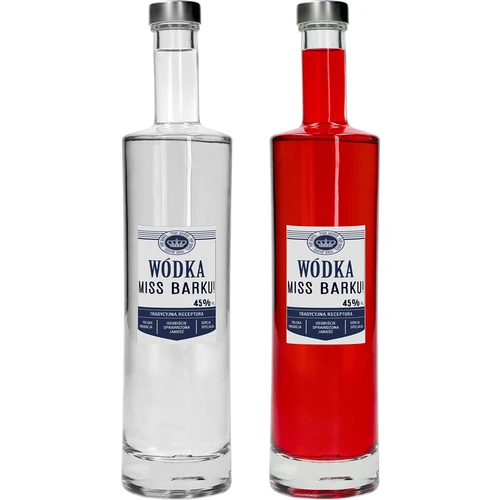 Självhäftande etiketter 60x90 mm för flaskor, vodka, vita, 20 st. - 6