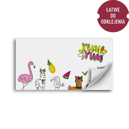 Självhäftande etiketter barnmönster 85/45 mm - 20 st. - 2