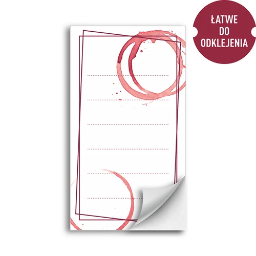 Självhäftande etiketter för vinflaskor MIX 65/115 mm - 20 st. - 6