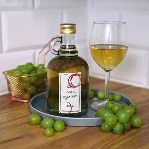 Självhäftande etiketter för vinflaskor MIX 65/115 mm - 20 st. - 12