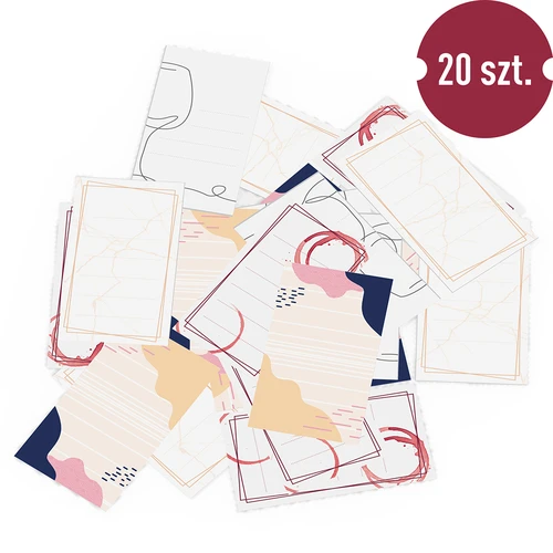 Självhäftande etiketter för vinflaskor MIX 65/115 mm - 20 st. - 7