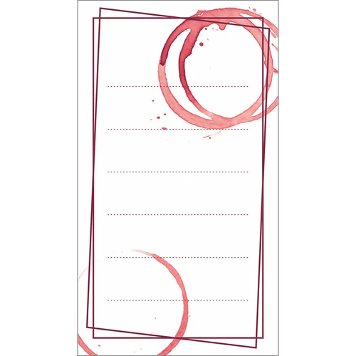 Självhäftande etiketter för vinflaskor MIX 65/115 mm - 20 st. - 2