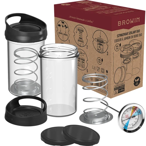 Skinkkokare i glas – DUO-set, för 2 x 450 g - 7