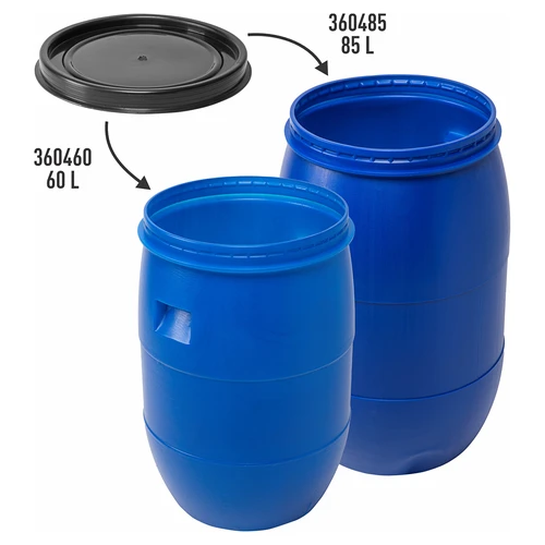 Skruvlock till tunnor med spännring 60 och 85 L, Ø 33,5 cm - 3