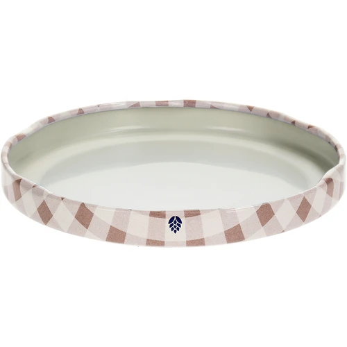 Skruvlock TO 82/6, beige rutmönster, 10 st - 4
