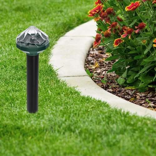 Solavskräckare för mullvadar med LED-lampa - 14