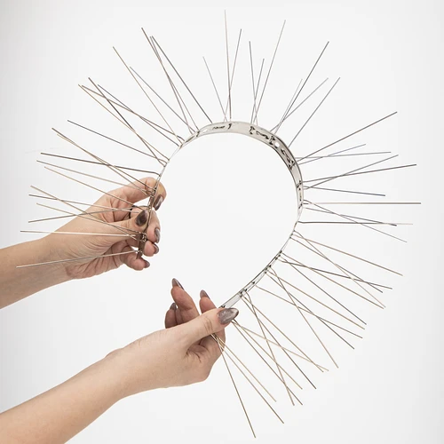 Spikar mot fåglar, på metallist, 10 st. - 6