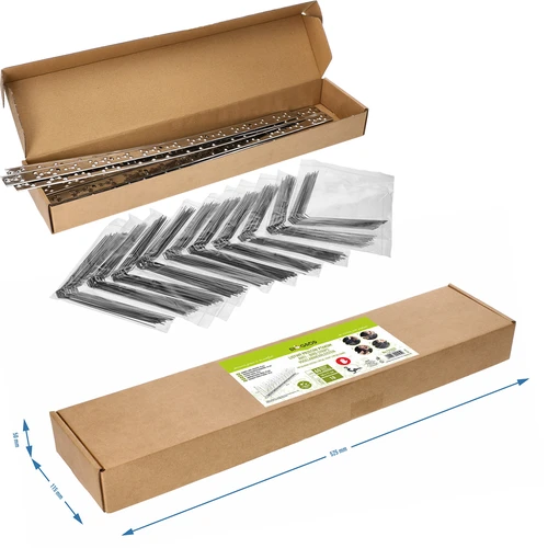 Spikar mot fåglar, på metallist, 10 st. - 10