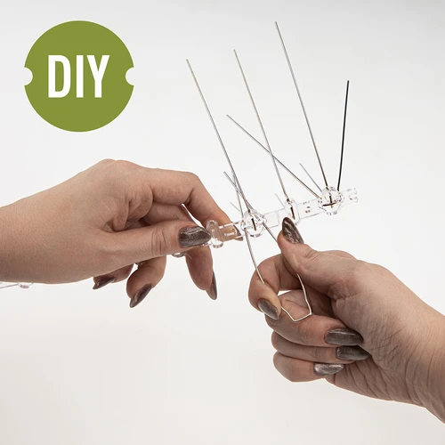 Spikar mot fåglar, på plastlist, 10 st. - 5