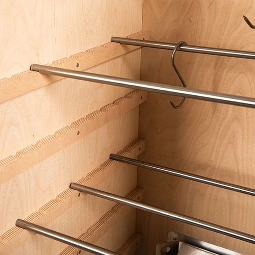 Stänger till rökskåp av plywood, längd 46cm, Ø 1cm, 4 st. - 3