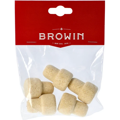 Svampkork av kork d 19 mm - 5 st. - 2