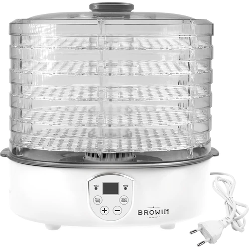 Svamptork, frukt, grönsaker och örter med temperaturreglering, 240W, transparent - 4