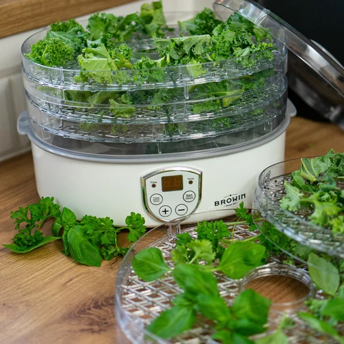 Svamptork, frukt, grönsaker och örter med temperaturreglering, 240W, transparent - 13