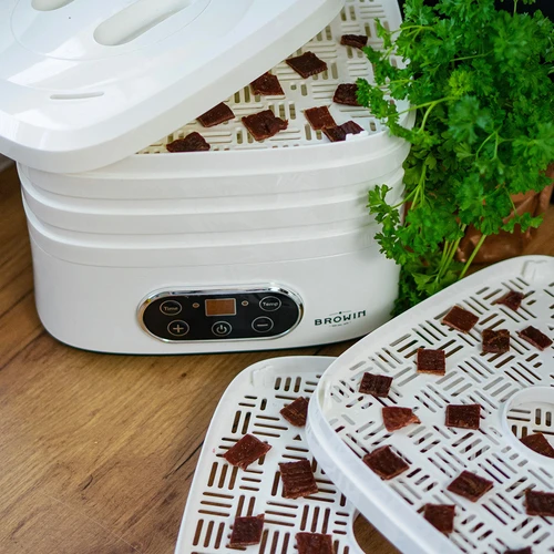 Svamptork, frukt, grönsaker och örter med temperaturreglering, 240W, vit - 22