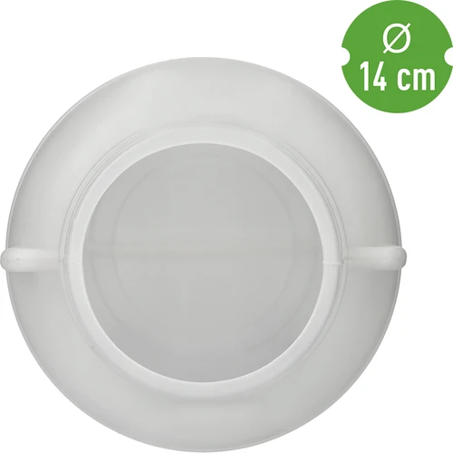 Syrningskruka 10 L – vit, med handtag - 5