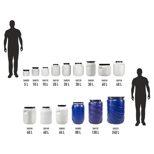 Syrningskruka 10 L – vit, med handtag - 11