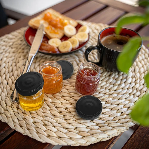 TO-burk 40 ml med svart lock fi 43 - 10 st. - 9