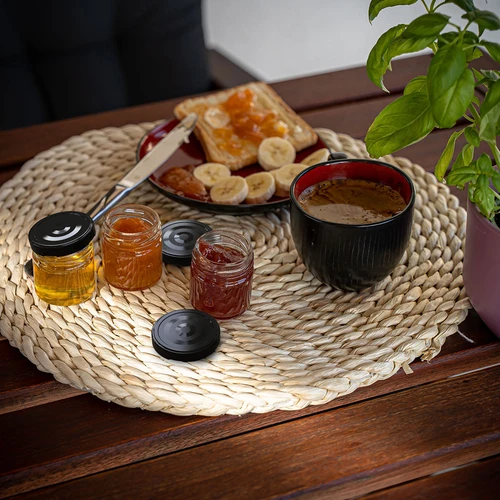 TO-burk 40 ml med svart lock fi 43 - 10 st. - 10