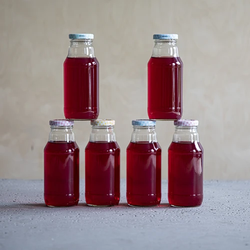 TO-flaska för juice 330 ml med lock fi 43 - 6 st. - 5