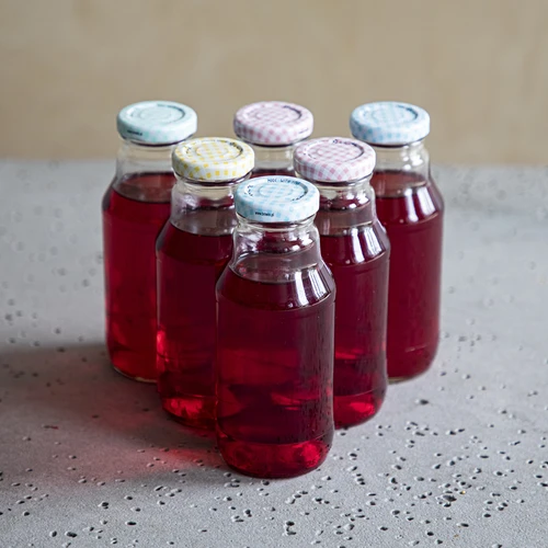 TO-flaska för juice 330 ml med lock fi 43 - 6 st. - 6