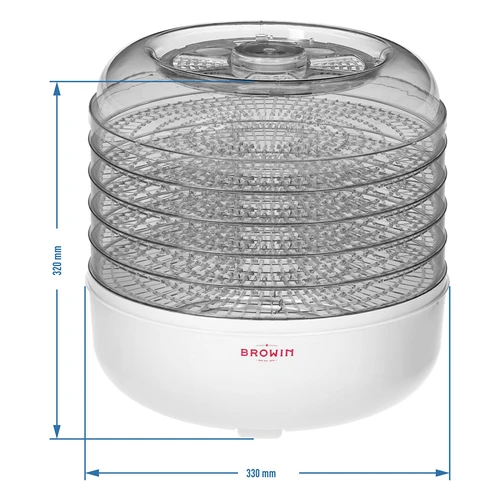 Tork för svamp, frukt, grönsaker och örter 125 W - 9