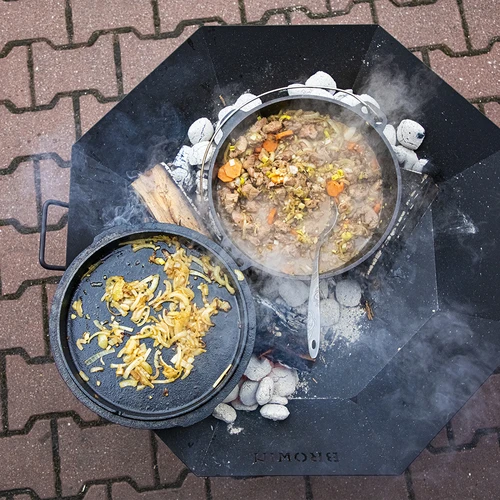 Trädgårdseldstad ø 60 cm - loftstil - 14