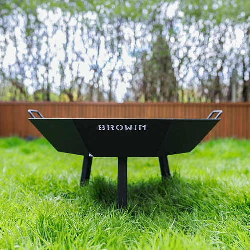 Trädgårdseldstad ø 70 cm - loftstil - 9