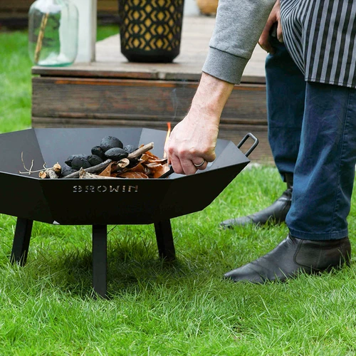 Trädgårdseldstad ø 70 cm - loftstil - 10