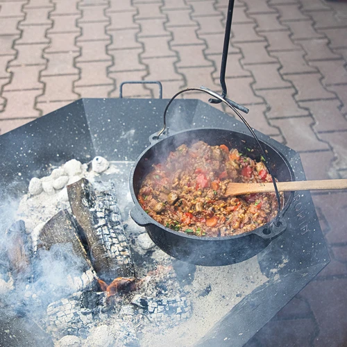 Trädgårdseldstad ø 70 cm - loftstil - 15