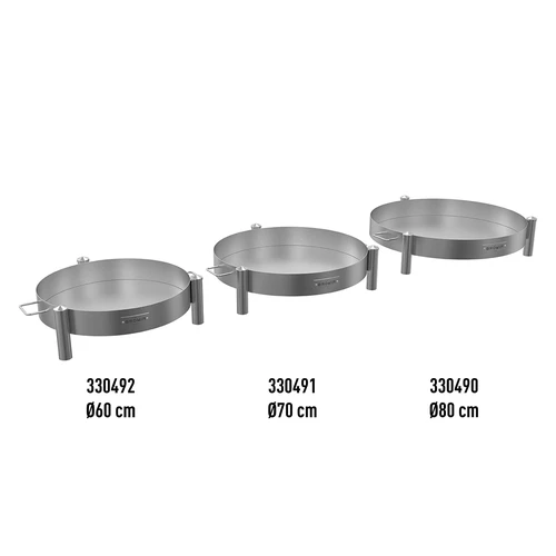 Trädgårdseldstad ø 70 cm svetsad - 11