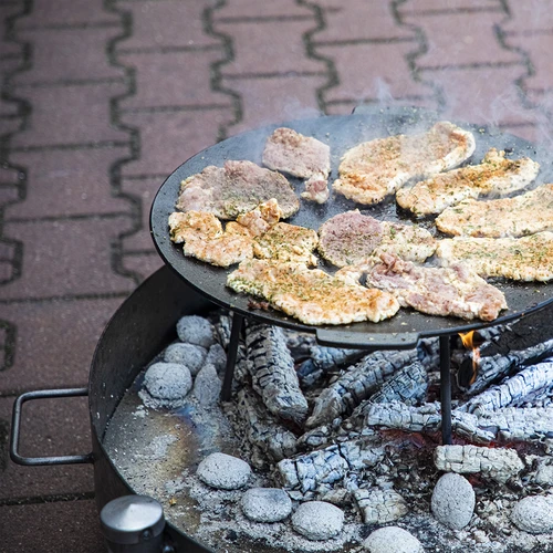 Trädgårdseldstad ø 70 cm svetsad - 9