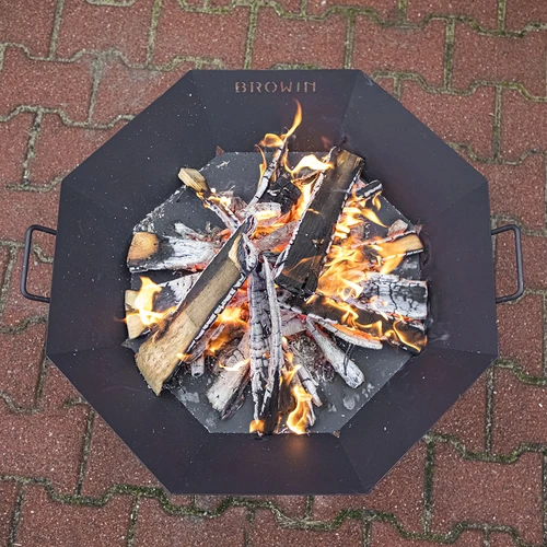 Trädgårdseldstad ø 80 cm - loftstil - 18