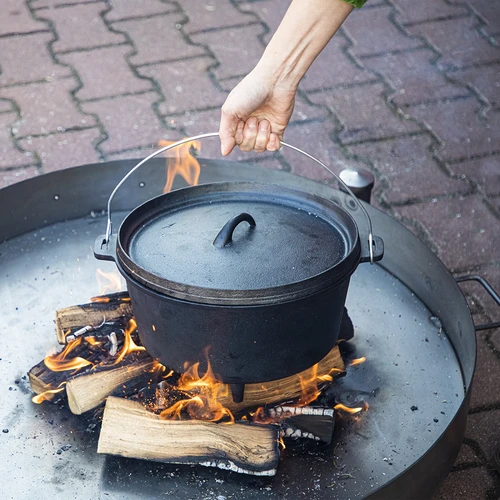 Trädgårdseldstad ø 80 cm svetsad - 6