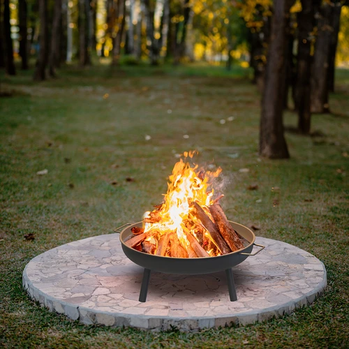 Trädgårdseldstad Ø58 cm, rund, skål - 10