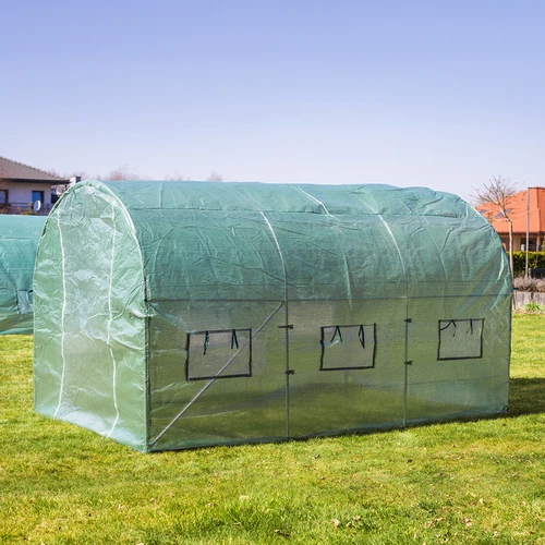 Trädgårdsväxthus (plast) 2x4,5x2 m