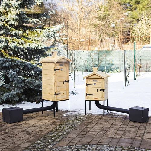 Trärök 100 cm, med eldstad - 13