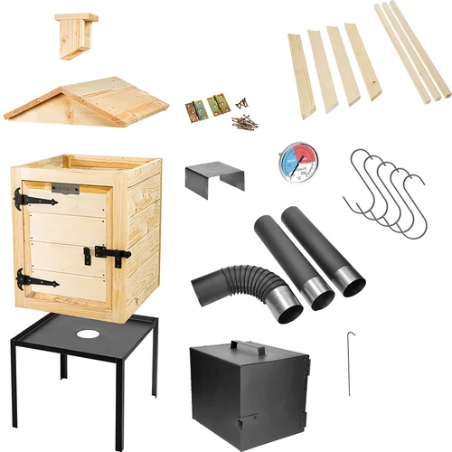 Trärök 60 cm, med eldstad