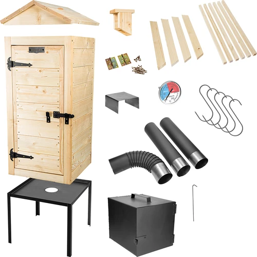 Trärökskåp 100 cm, med eldstad