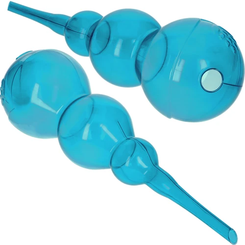 Tredubbel bevattningskula (trekammare), transparent blå, 600 ml - 2