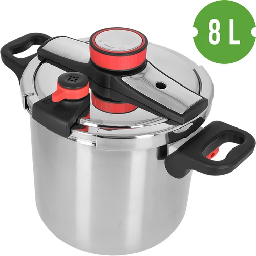 Tryckkokare i rostfritt stål, 8 L - 3
