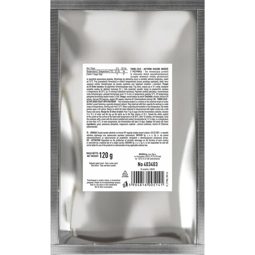 Turbo Cold-jäst 120 g - 2