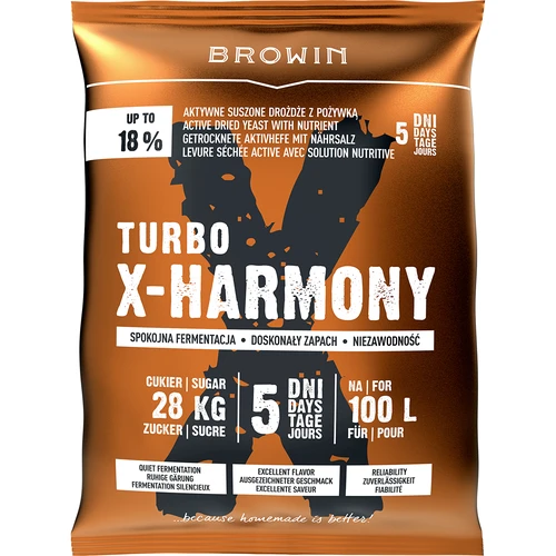 Turbojäst X-Harmony 18%, 100 L, 360g